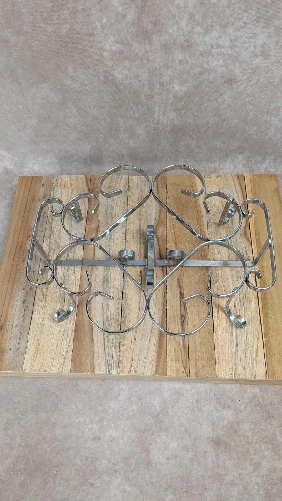 Vintage onderzetters chauffe-plat in metaal – photo 2